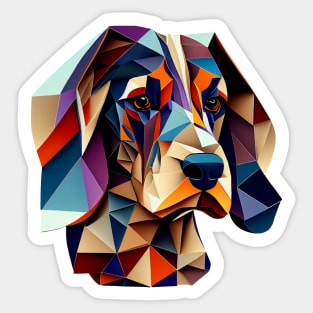 Abstract puppy Sticker